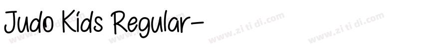 Judo Kids Regular字体转换